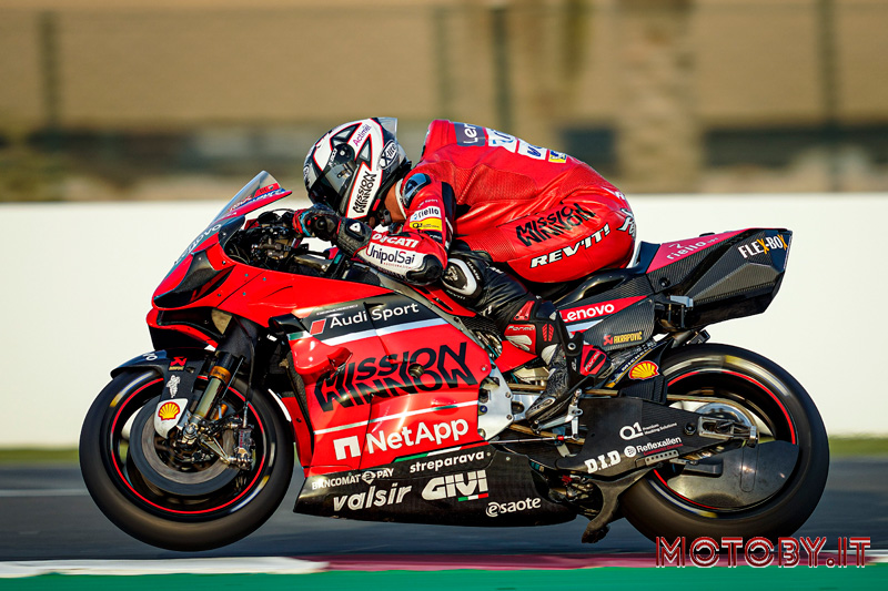 Andrea Dovizioso Ducati Test Qatar