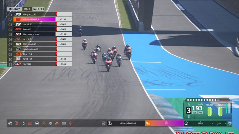 Virtual GP Race start