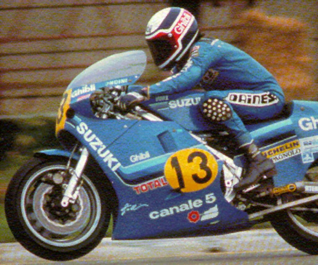 Franco Uncini Suzuki Classe 500 1982