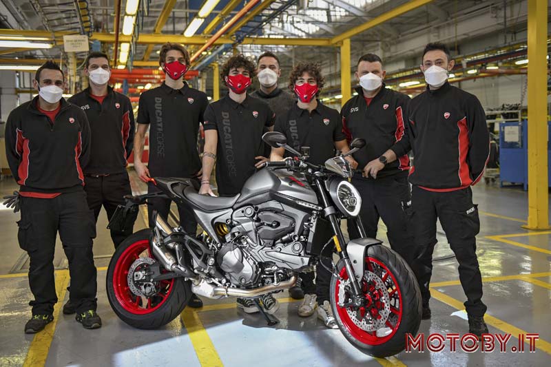 Ducati Monster produzione