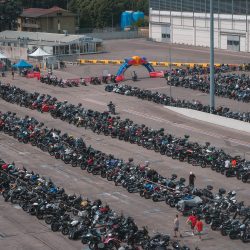 Verona tappa-week end dei motociclisti, oltre 2.000 arrivano in sella in fiera con temperature estive, anche per sabato, la seconda giornata di Moto Bike Expo