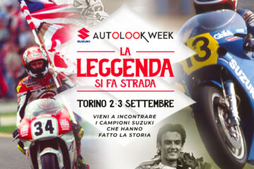 Suzuki e Kevin Schwantz ad Autolook Week Torino 2023
